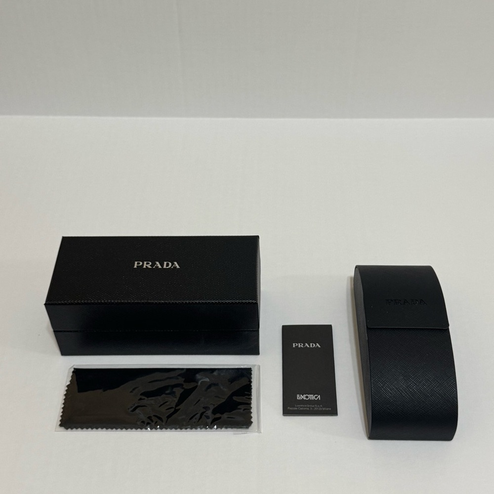 Prada Black Rectangular Sunglasses - image 8